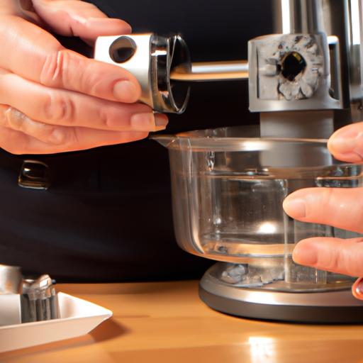 Assembling the food processor correctly is important for safe and efficient shredding.