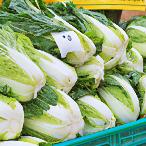 Discover the freshest Chinese chomping cabbage at your local farmer's market