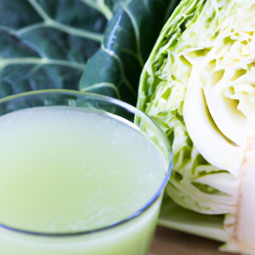 Savor the taste of fresh, nutrient-rich cabbage juice in the comfort of your own home.