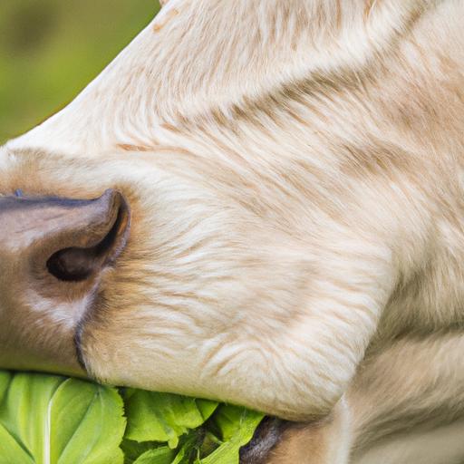 Cows have strong, multi-chambered stomachs that allow them to digest tough plants like cabbage.