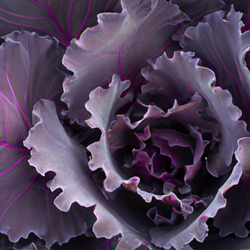 Red cabbage is a good source of vitamins and minerals for rabbits.