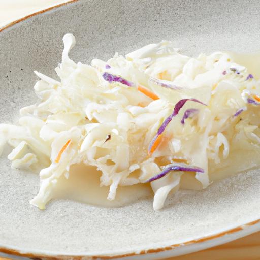Vinegar dressing is a healthy and tasty way to enjoy cabbage in a salad.