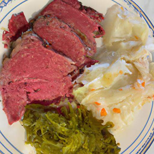 Add some color to your keto diet with this vibrant corned beef and cabbage dish