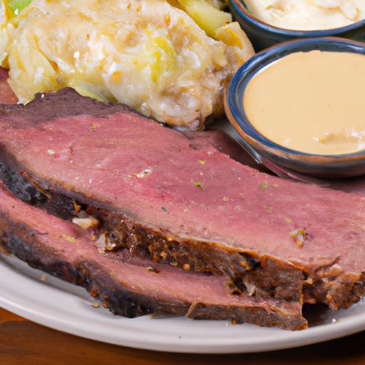 A tangy mustard sauce pairs perfectly with the flavors of corned beef and cabbage