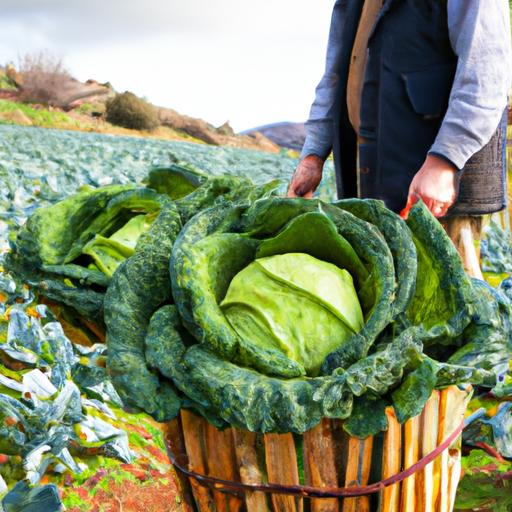 Farm-fresh Tuscan Cabbage - a healthy and sustainable choice for your diet.