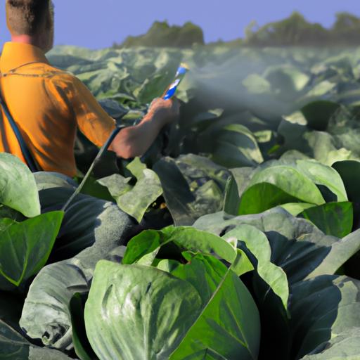 Chemical control is a last resort for getting rid of cabbage aphids and should be used with caution.
