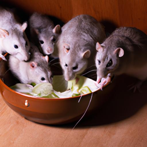 Cabbage can provide rats with essential nutrients and vitamins.