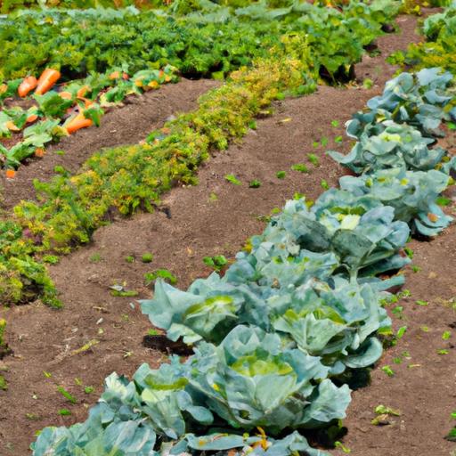 Interplanting cabbage and carrots can help deter pests and maximize garden space
