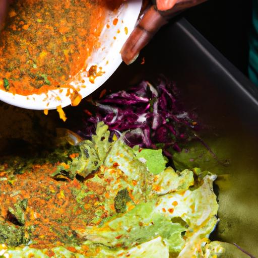 Adding the right seasonings is key to achieving the perfect flavor in Jamaican cabbage