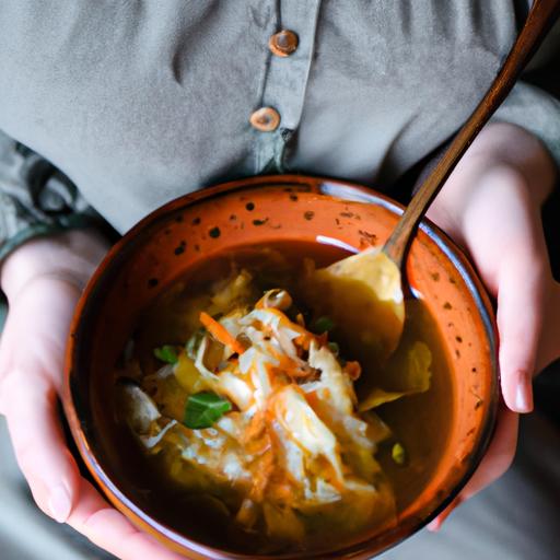 Warm up with a comforting bowl of low FODMAP cabbage soup seasoned with herbs