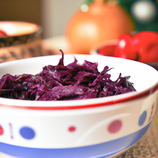Pickled red cabbage is a low-calorie and nutrient-dense addition to your diet!