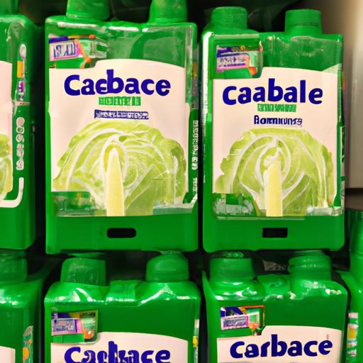 Conveniently stock up on your favorite cabbage juice with pre-packaged options at your local grocery store.