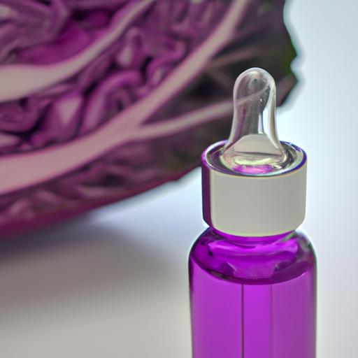 The nutritional value of purple cabbage in a bottle. Try the benefits of purple cabbage serum.