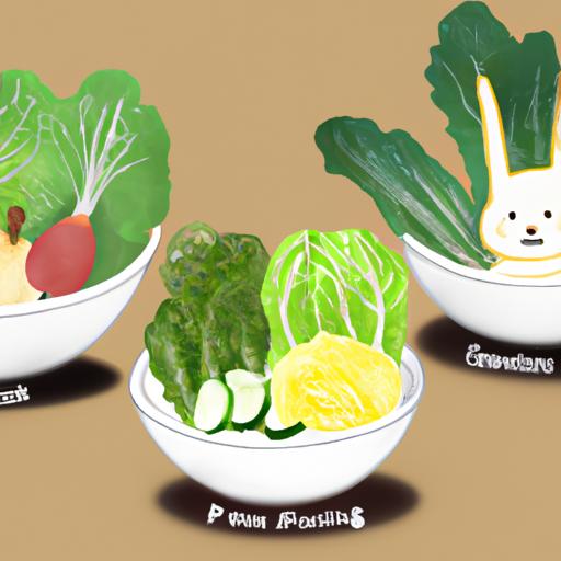 Providing a variety of vegetables is key to a rabbit's health and happiness.