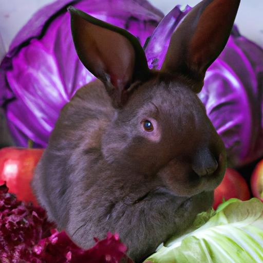 Feeding rabbits a balanced diet with a variety of vegetables is important.