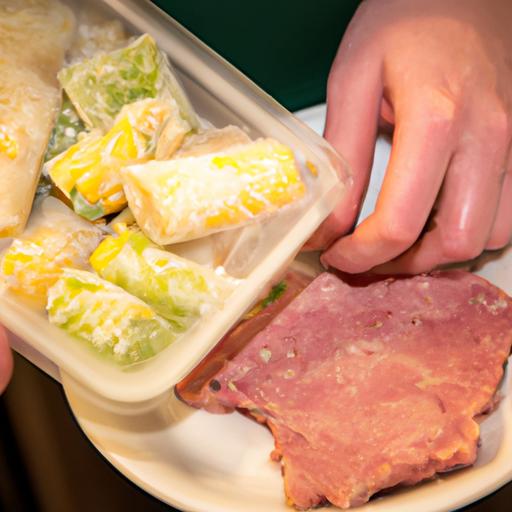 Reheating frozen corned beef and cabbage for a delicious meal.