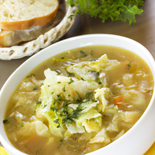 Warm up with Tuscan Cabbage soup - a comforting and nutritious meal.